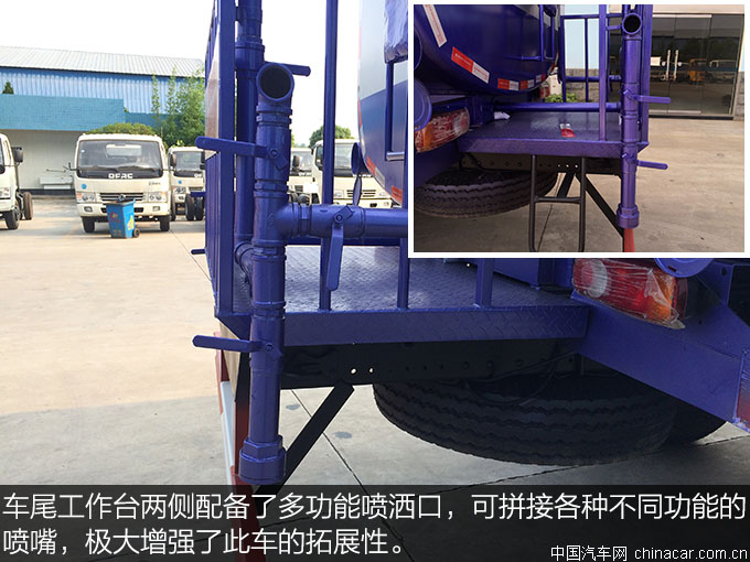 城市綠化好助手 東風(fēng)153綠化噴灑車評(píng)測 上裝篇 專用車